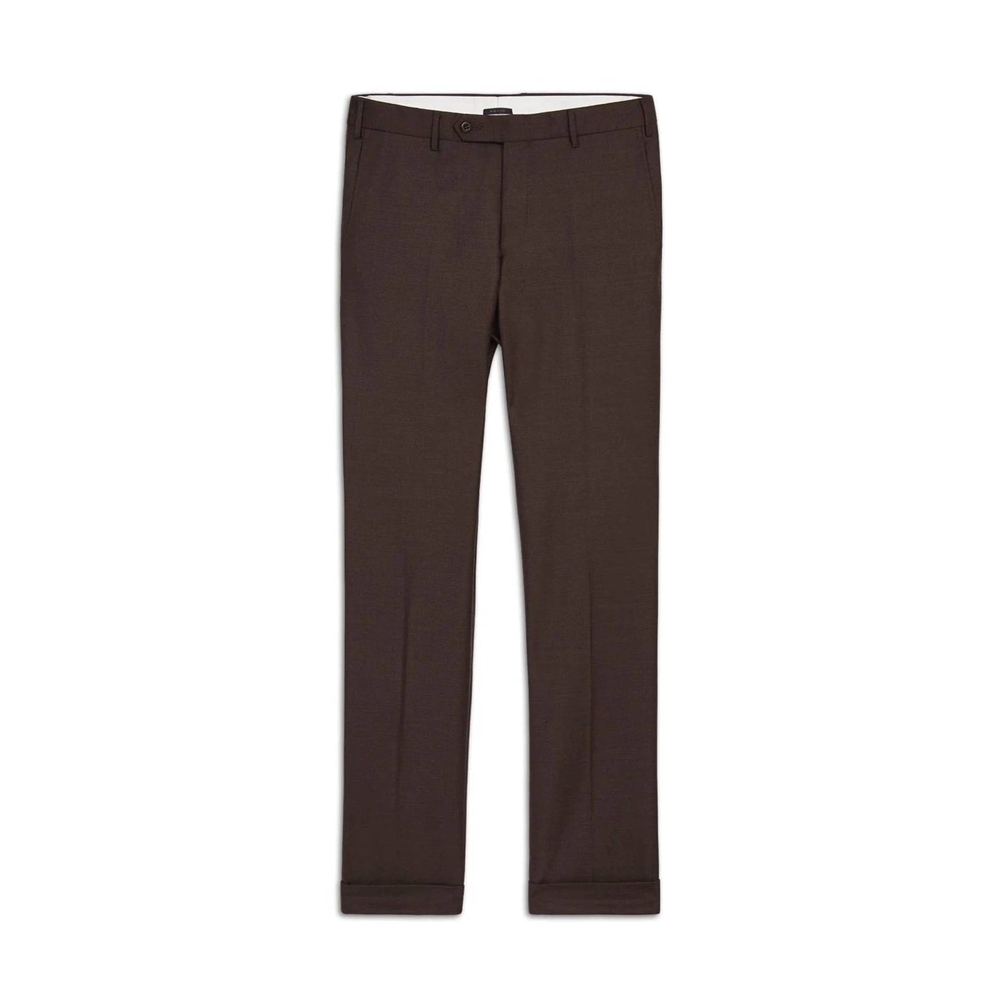 Parker Flat Front Sharkskin Wool Trouser
