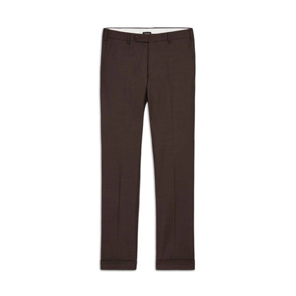Parker Flat Front Sharkskin Wool Trouser