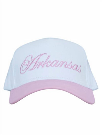 Women's Arkansas Cursive Embroidered Hat