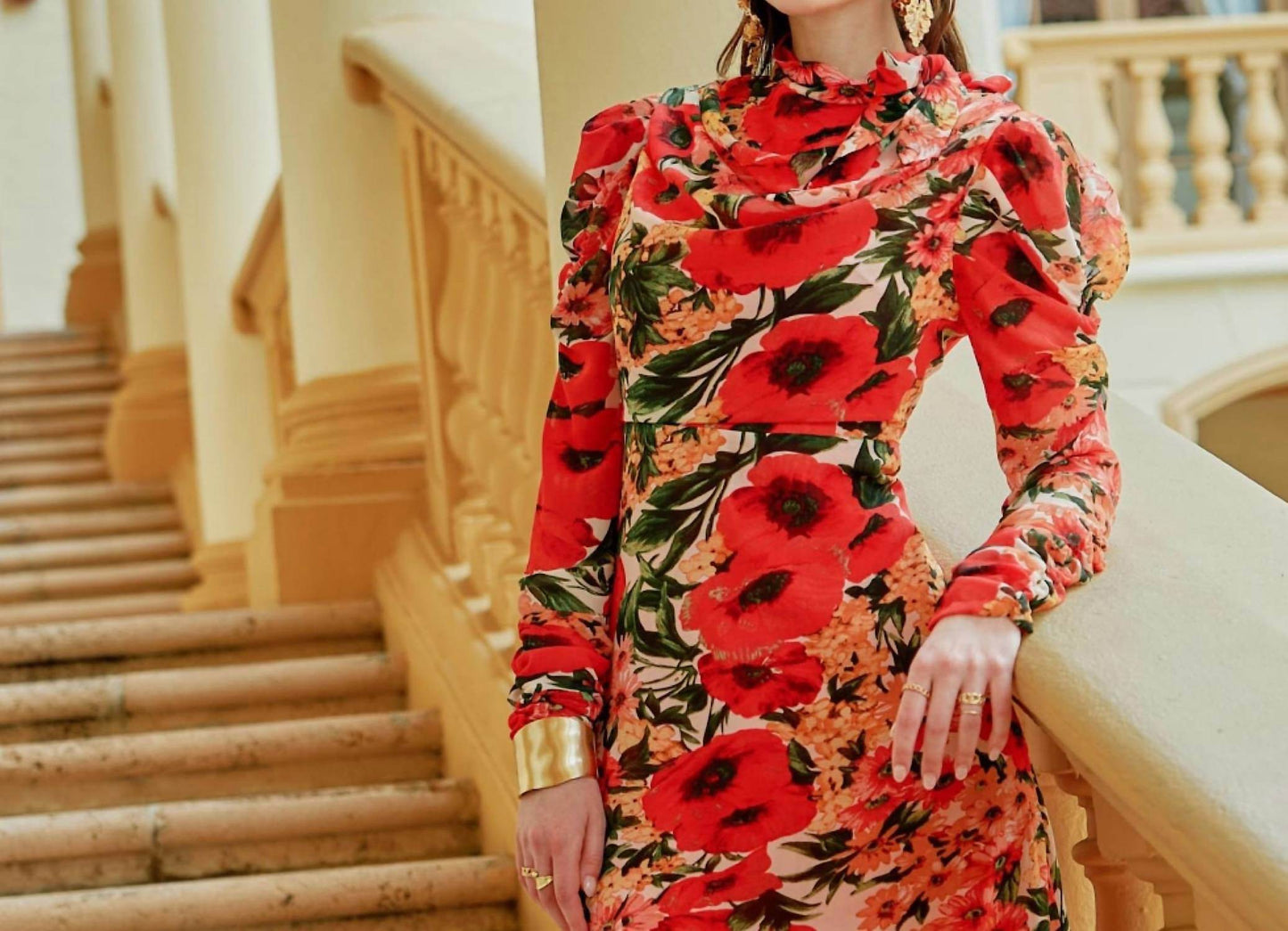 Esteem Couture - Alma Puff Sleeve Dress - Rack Hunt -