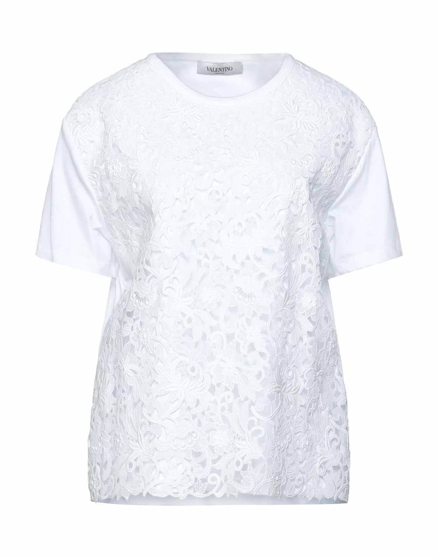 Valentino - Cotton Lace T-shirt - Rack Hunt