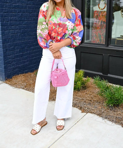 Mayfair Petal Pop Top