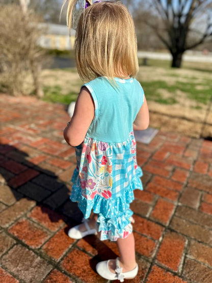 Girl's Rainbow Garden Outfit Set