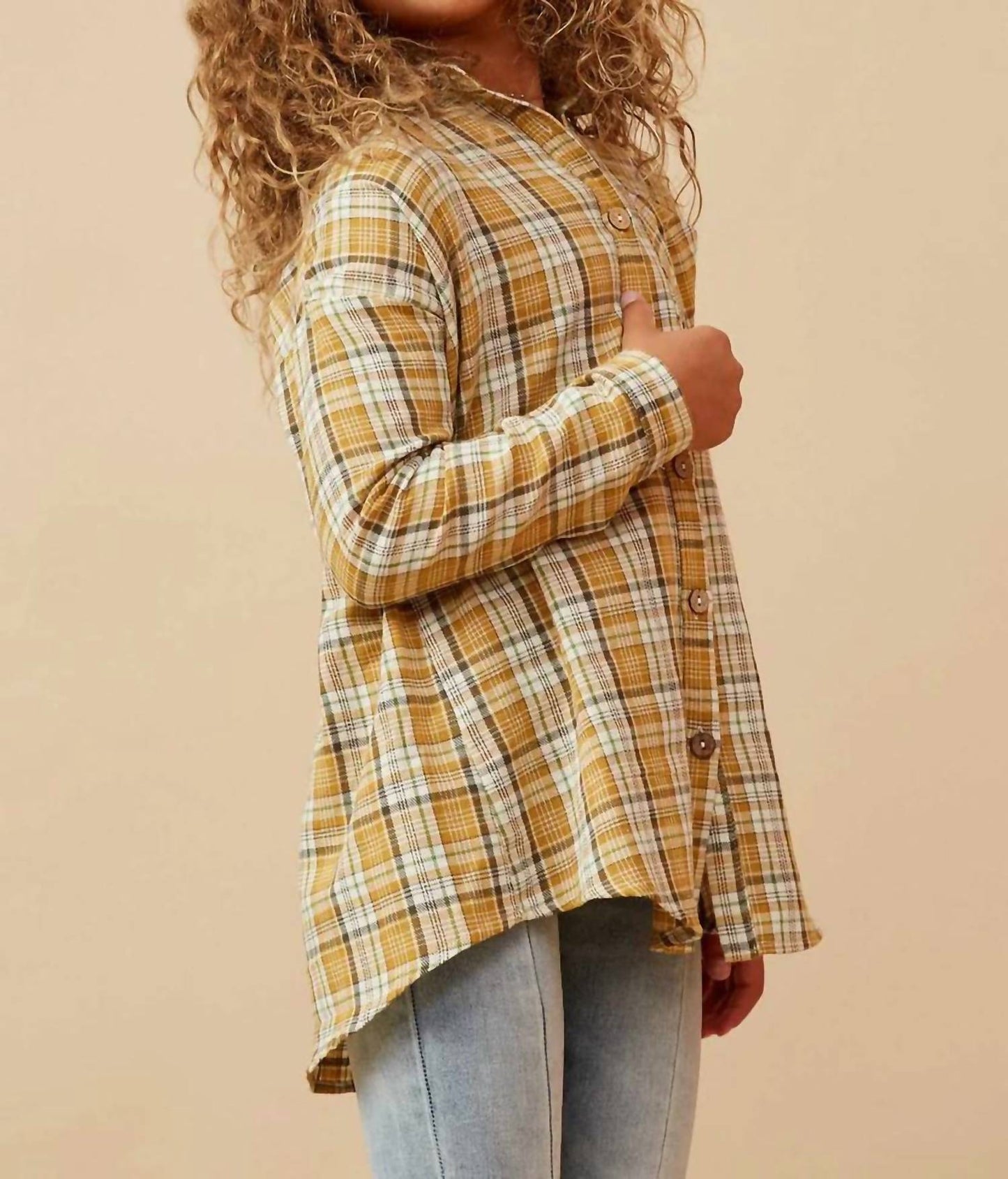 Plaid Button Up Shirt