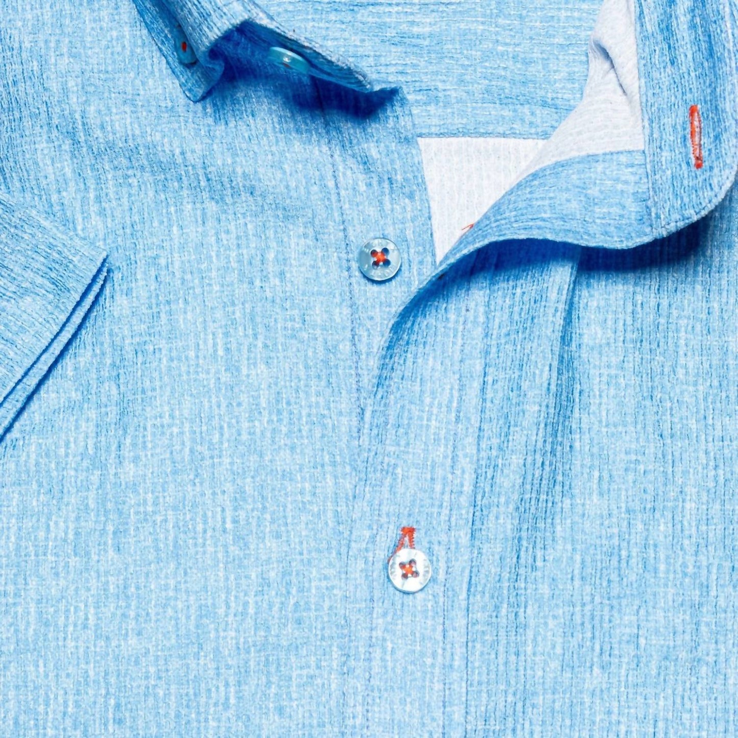 Seersucker Short Sleeve Button Down