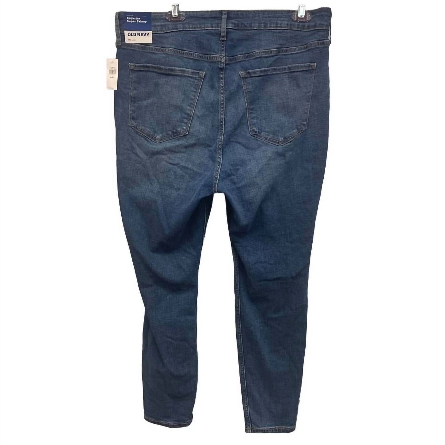 Women's Short Distressed High Rise Rockstar Super Skinny Jeans