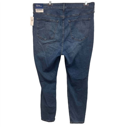 Women's Short Distressed High Rise Rockstar Super Skinny Jeans