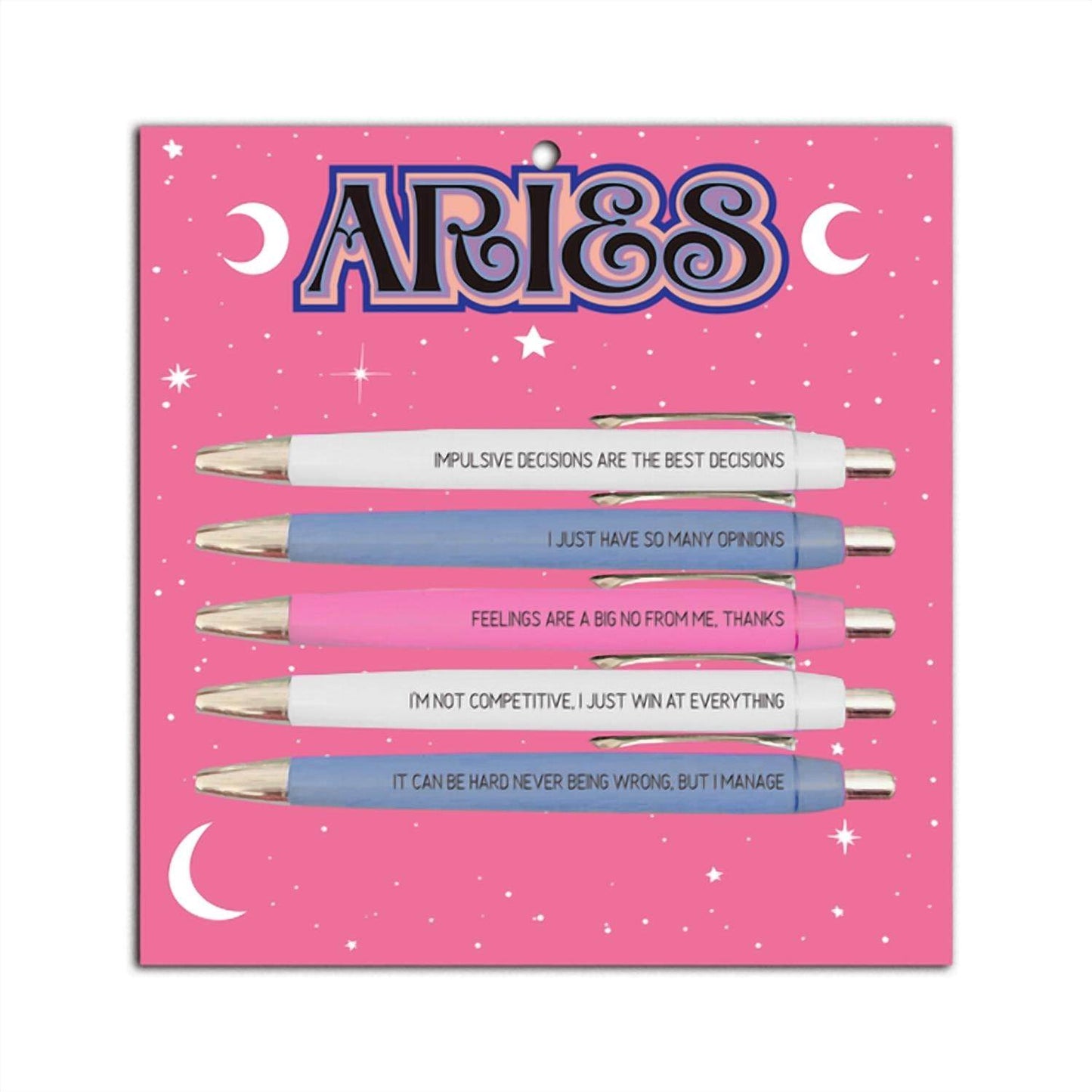 Fun Club - Aries Zodiac Pen Set - Rack Hunt -