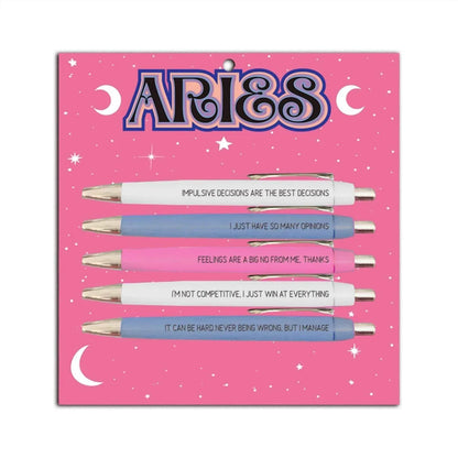 Fun Club - Aries Zodiac Pen Set - Rack Hunt