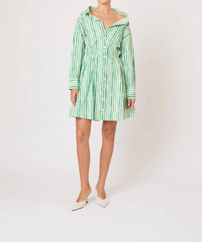 Falling Off The Shoulder Mini Dress
