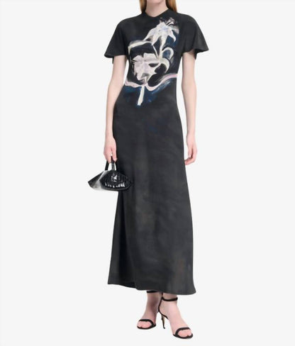 Daisy Silk Midi Dress