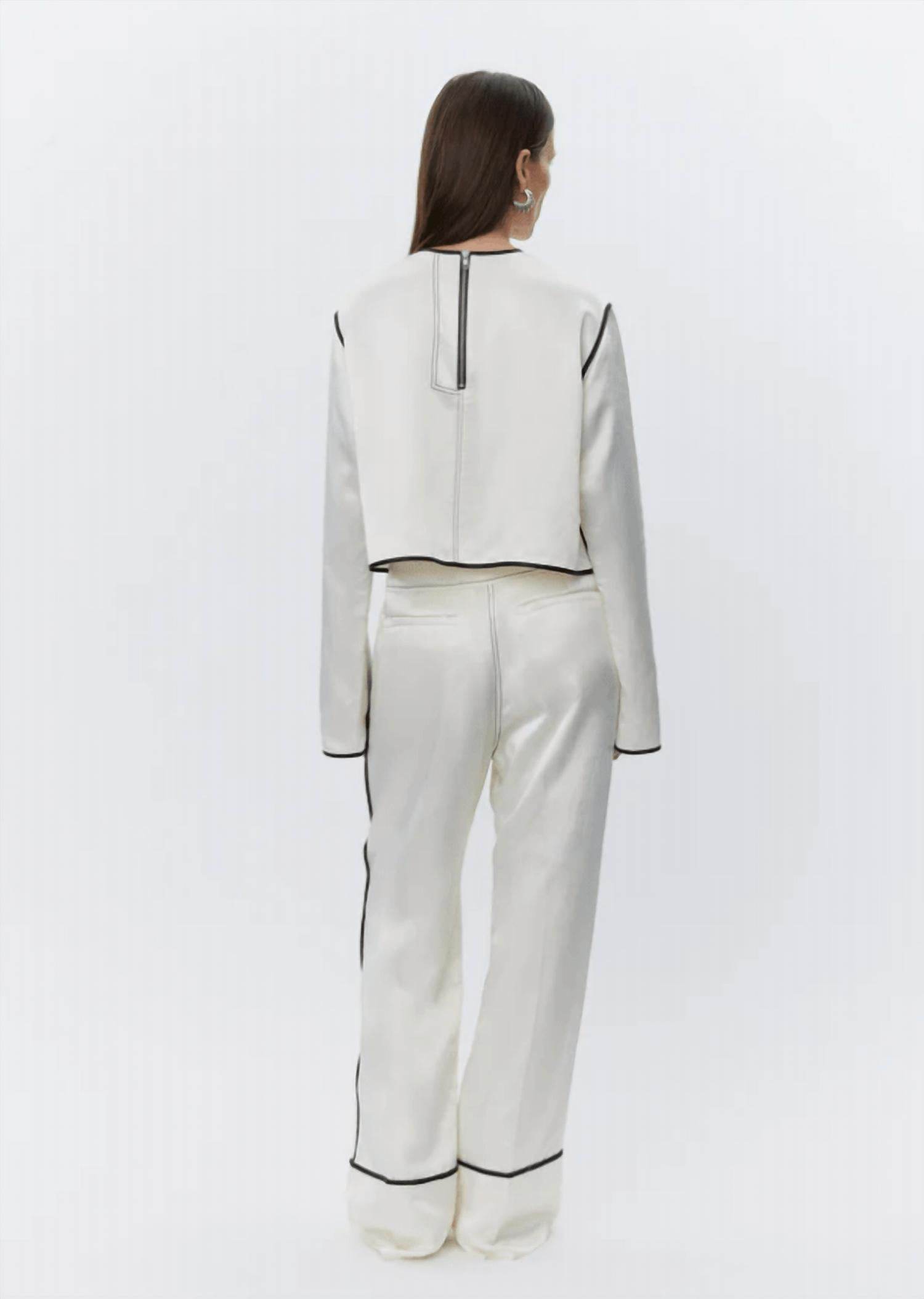 DAY Birger - Gianna High Shine Piped Pant - Rack Hunt -