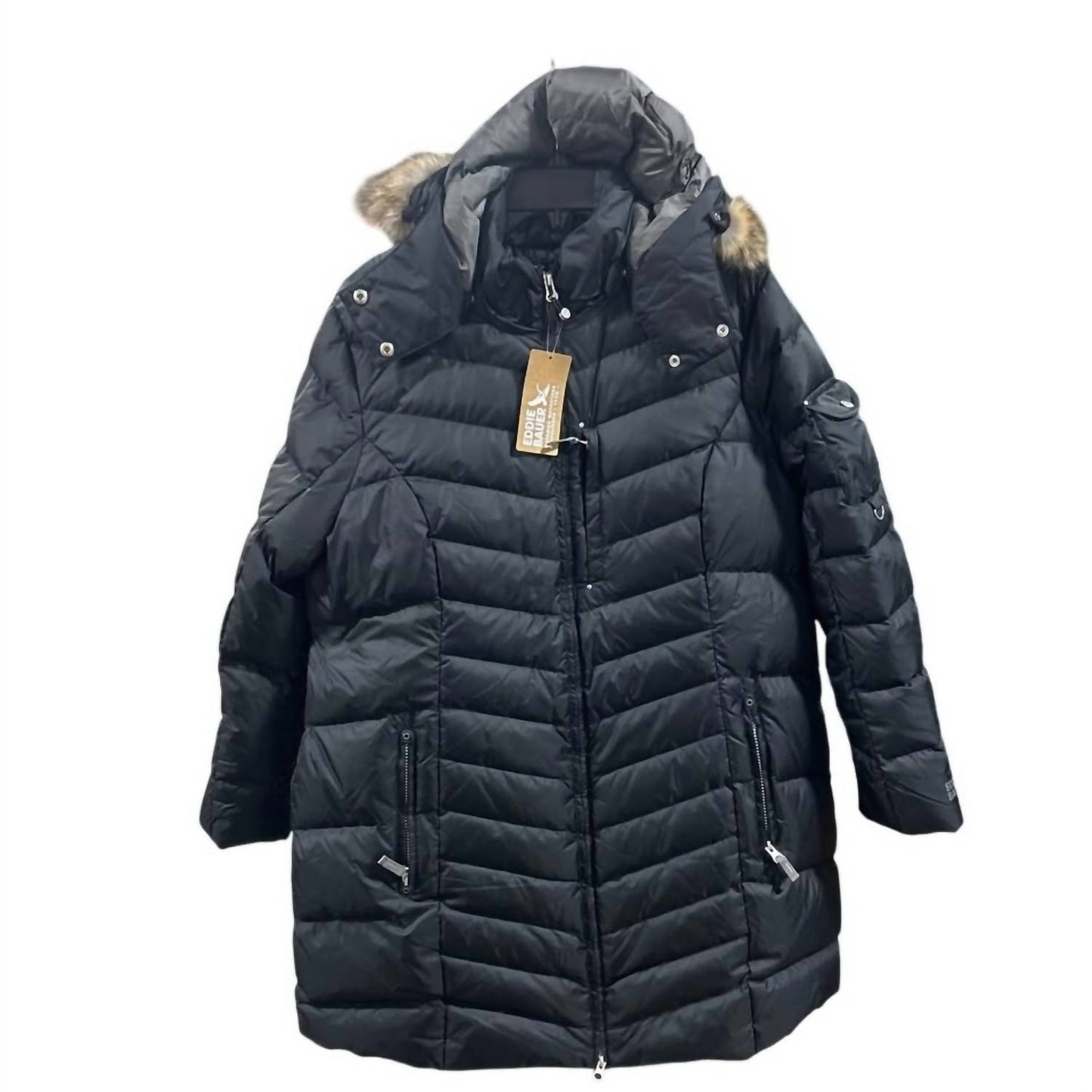 Womens 650 Down Sun Valley Puffer Parka Long Coat