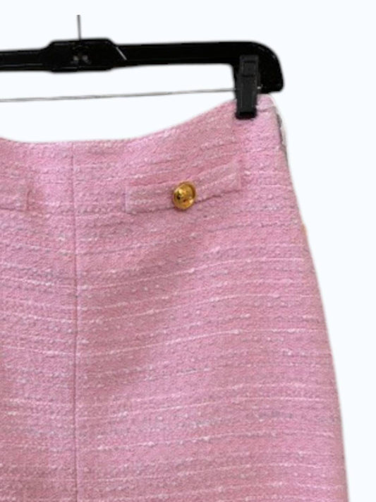 Women's Aline Tweed Skirt But Front Pockets
