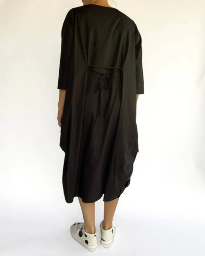 Cheyenne - Ruffle Three Quarter Sleeve Dress - Rack Hunt
