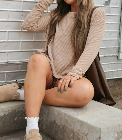 Hannah Textured Knit Loungewear Set