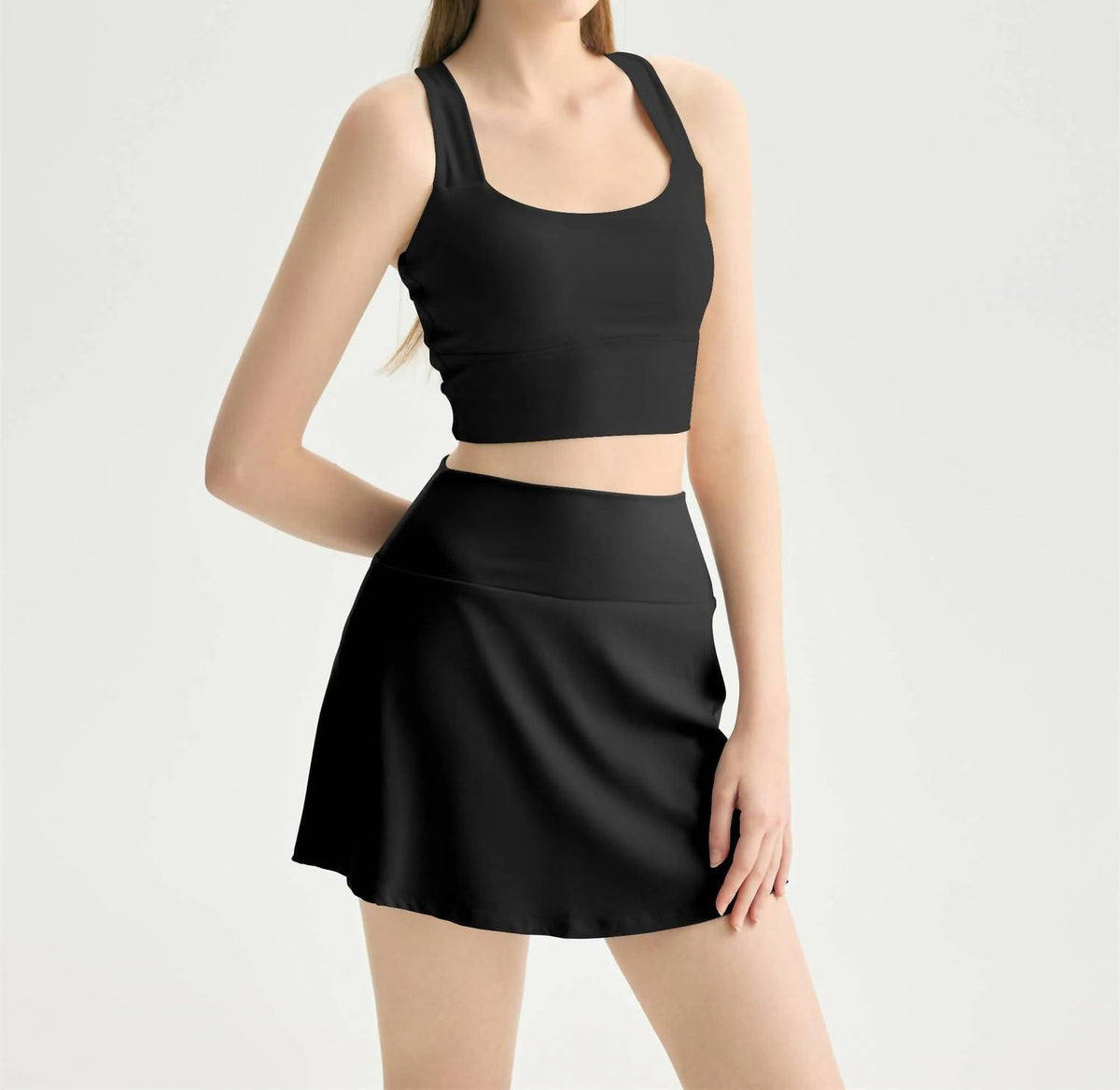 Branka Wrap-Effect Active Skort