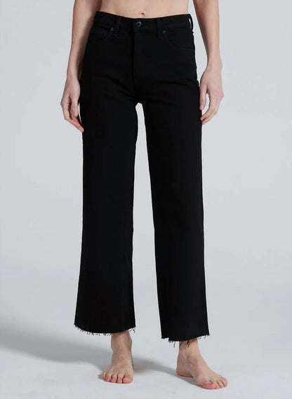 Crop Slim Wide Leg Jeans