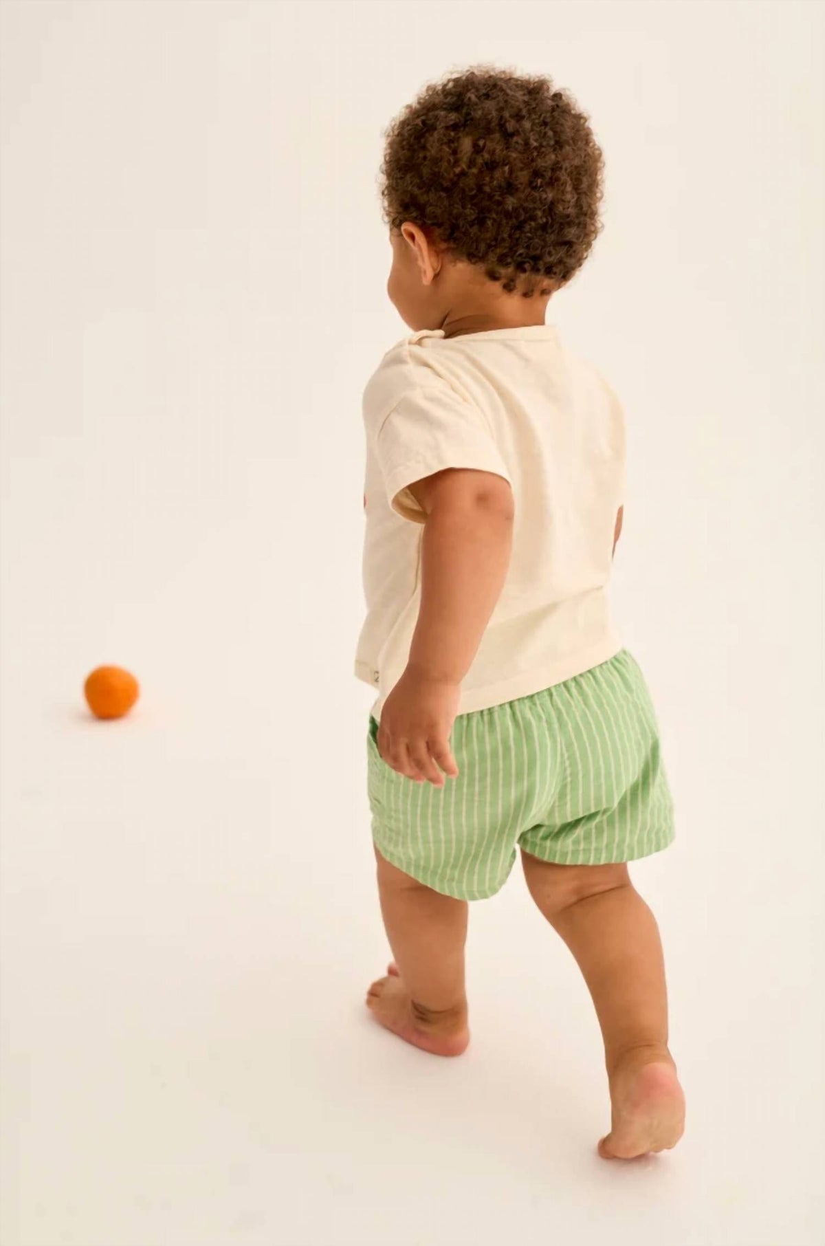 Boys Soft Slub Cotton Apple Print T- Shirt