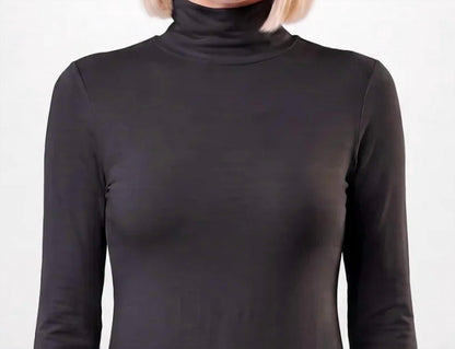 Mock Neck With Sleeves Top
