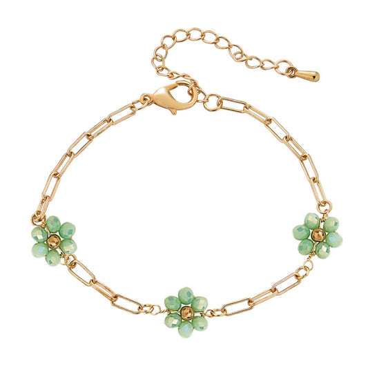 Women's Flower Chain Bracelet/anklet