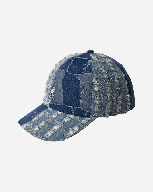 Unisex Denim Mash Up Patchwork Baseball Cap