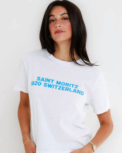 Saint Moritz Switzerland Everyday Tee