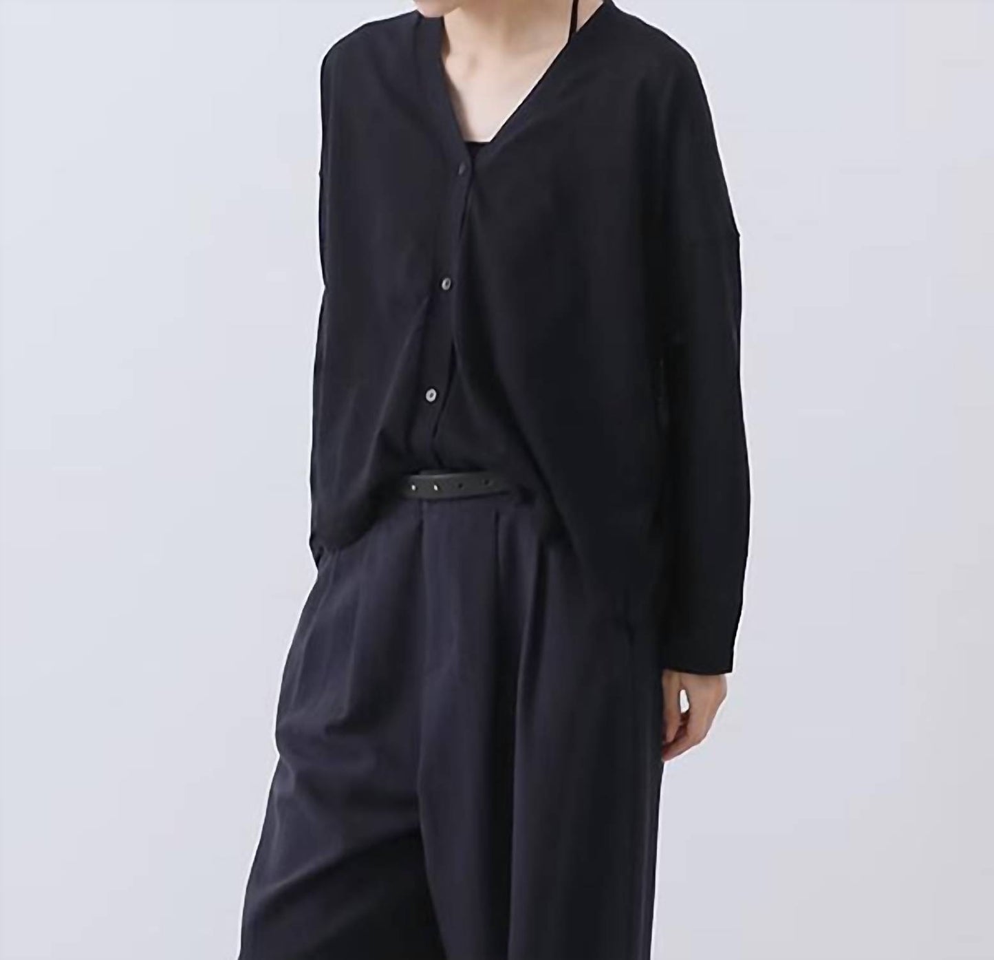 Cotton V-neck Cardigan