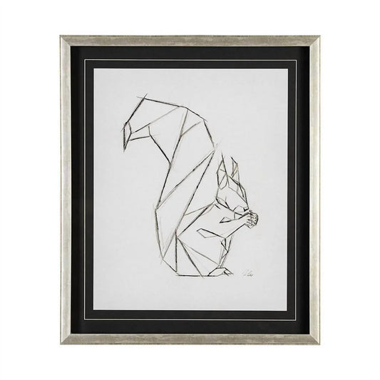Mickler & Co. - Geo Squirrel Line Artwork - Rack Hunt
