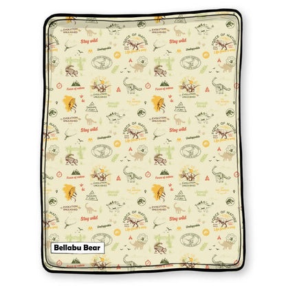 Kid's Jurassic Park Origins Bamboo Blanket