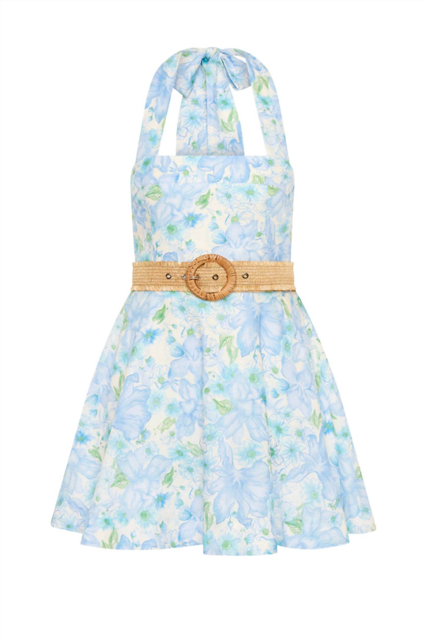 Kate Ford - Poinsettia Halter Mini Dress - Rack Hunt -