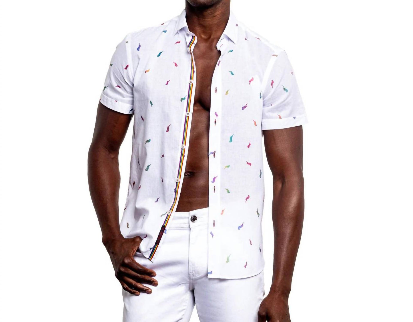 Parrot Punch Foil Short Sleeve Shirt