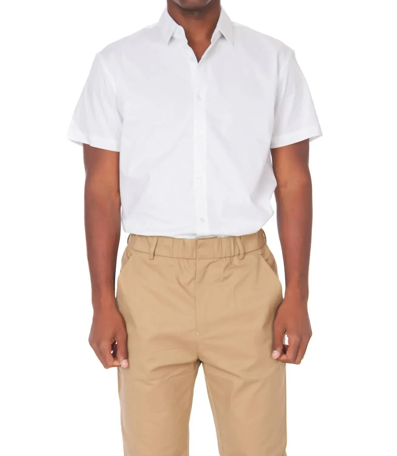 Hawks Bay - Cotton Stretch Short Sleeve Solid Shirt - Rack Hunt