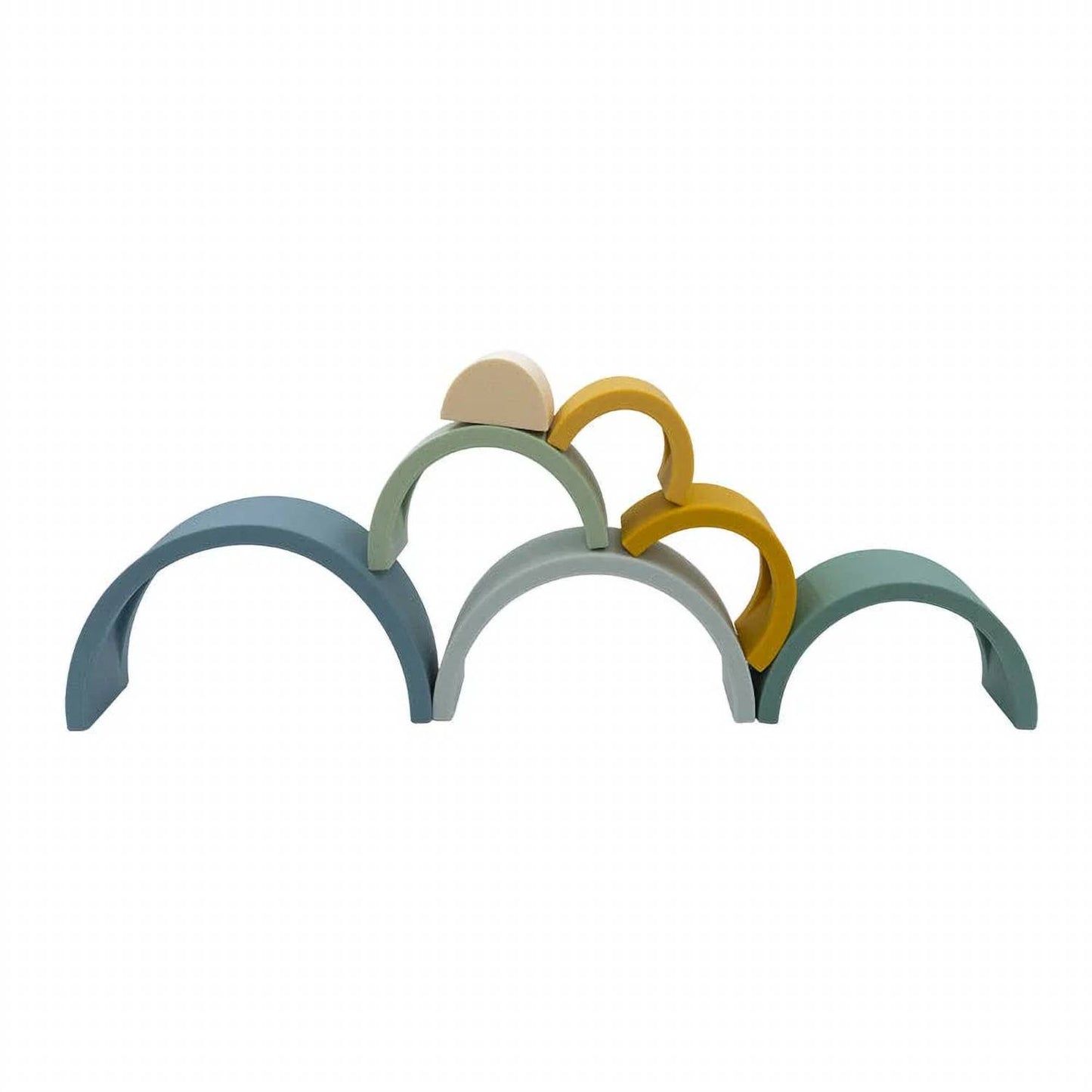 Silicone Rainbow Stacker Puzzle