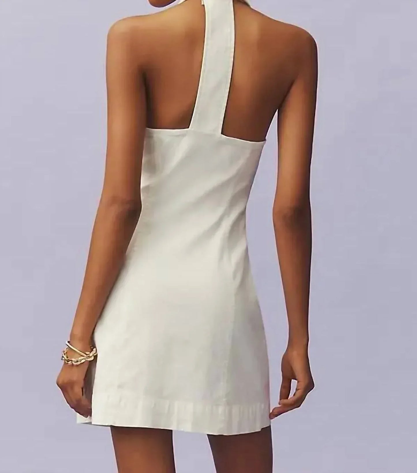 Maeve - The Amelia Collared Sleeveless Button Up Dress - Rack Hunt