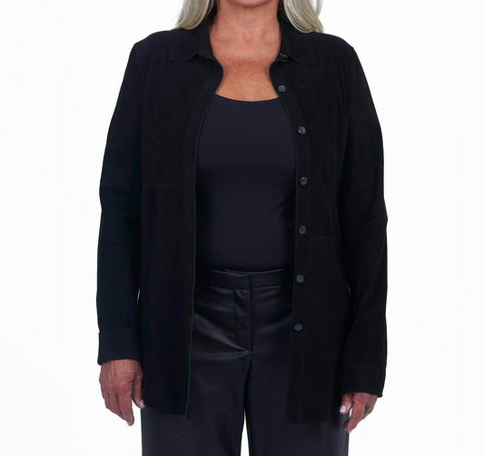 Giacca Lusso - Britta Suede Blouse Shirt - Rack Hunt -