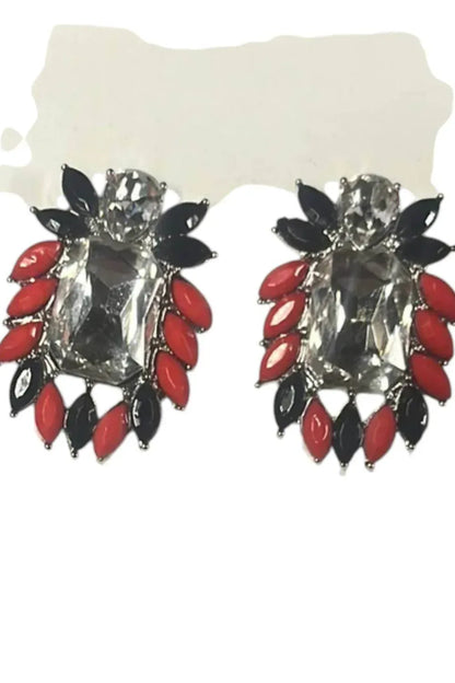 Stadium Gem - Women's Game Day Glam Cluster Earrings - Rack Hunt