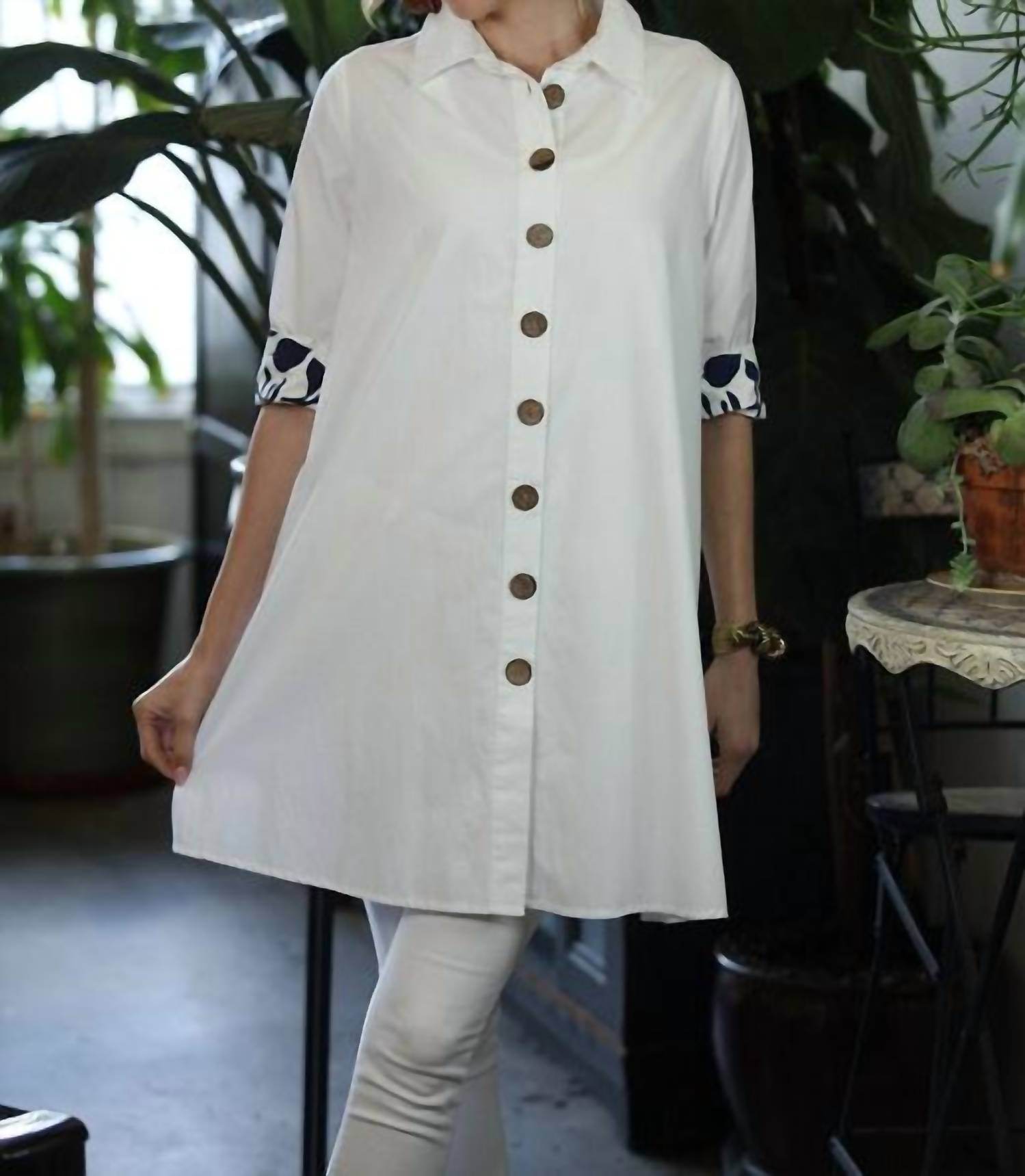 KikiSol - A-Line Kikisol Jacket With Buttons & Pockets - Rack Hunt -