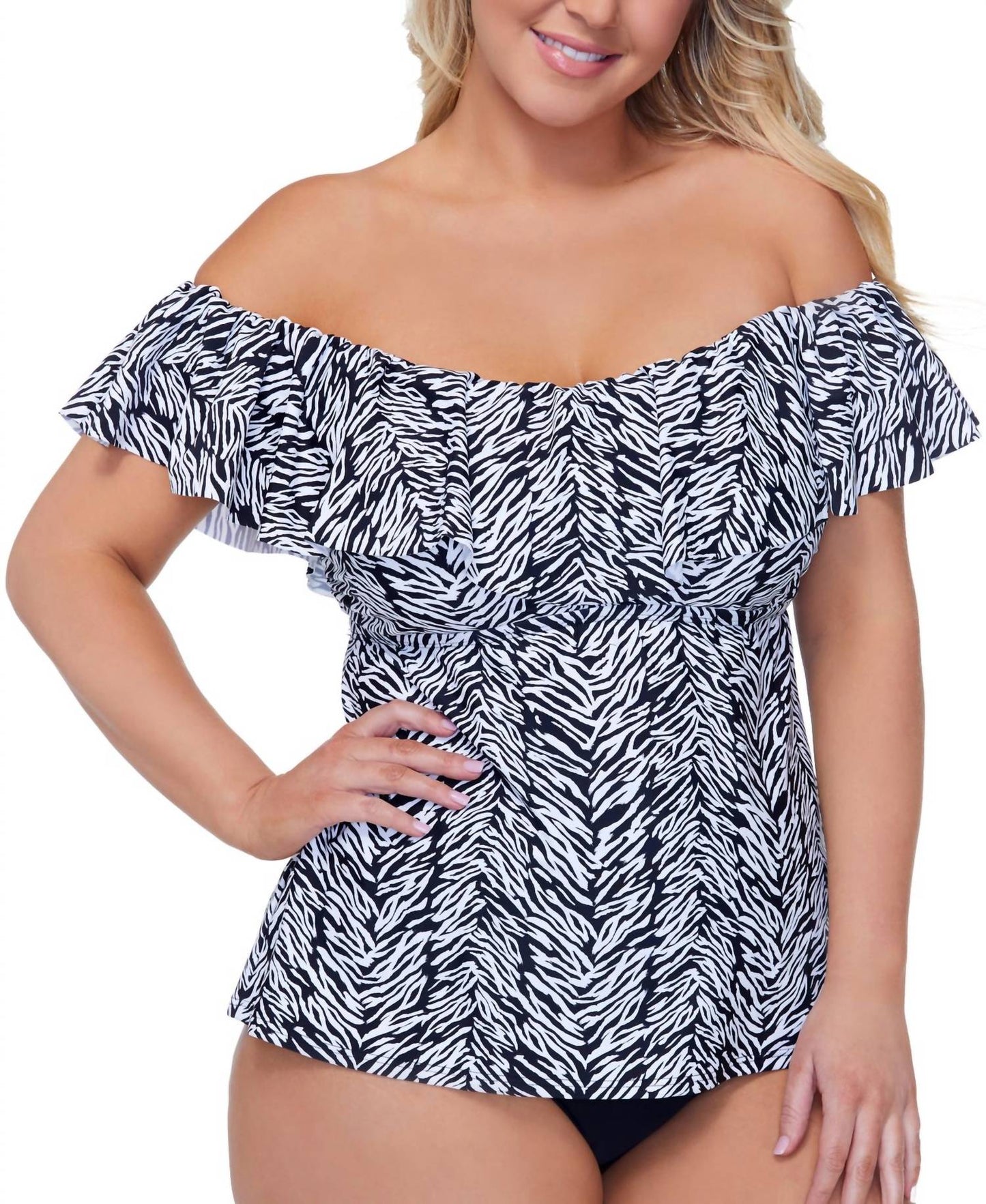 Plus La Flor Tankini Top