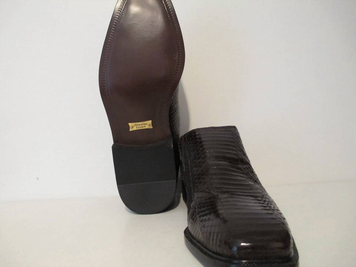 Men's Snakeskin Leather Loafer