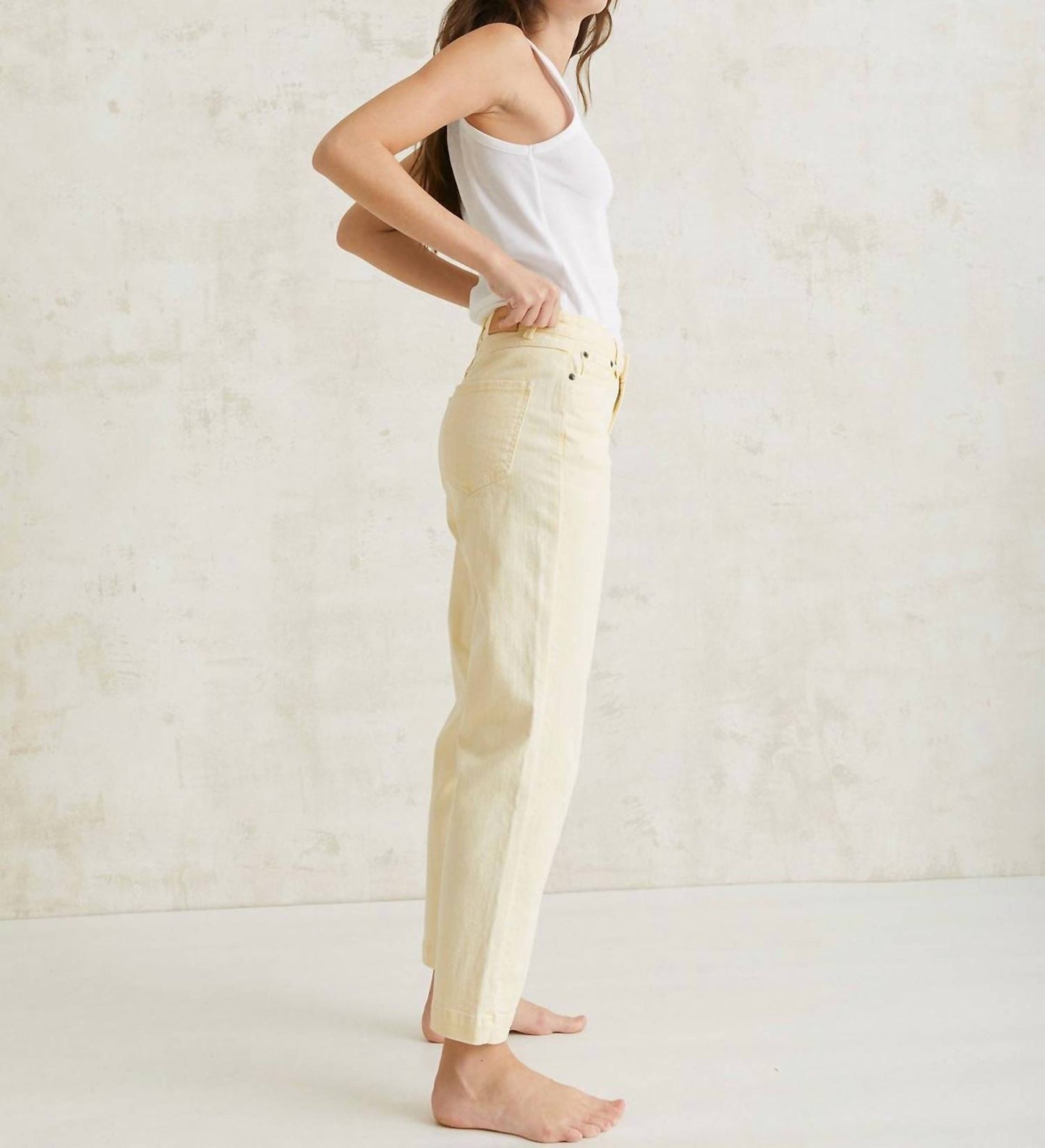Straight Denim Trousers