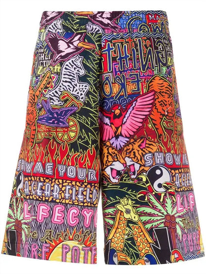 All-over Printed Shorts