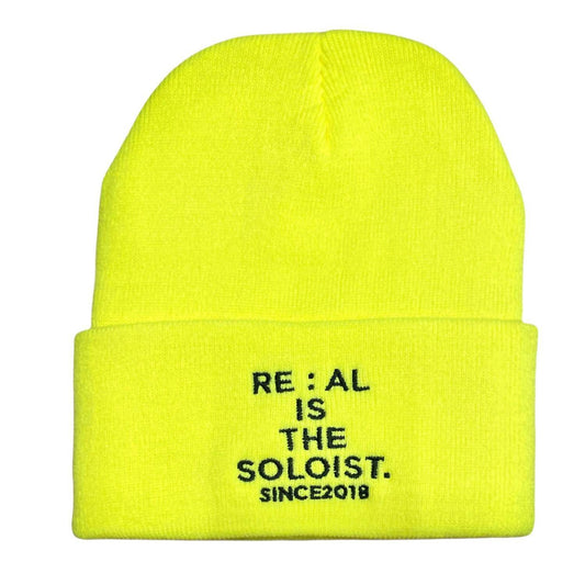 THE SOLOIST X RE:AL - Men's Watch Cap Style Beanie With Folded Flap - Rack Hunt -