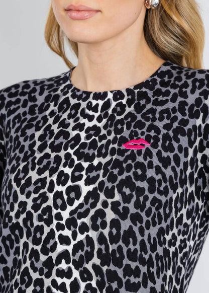 Lydia Leopard Crew Sweater