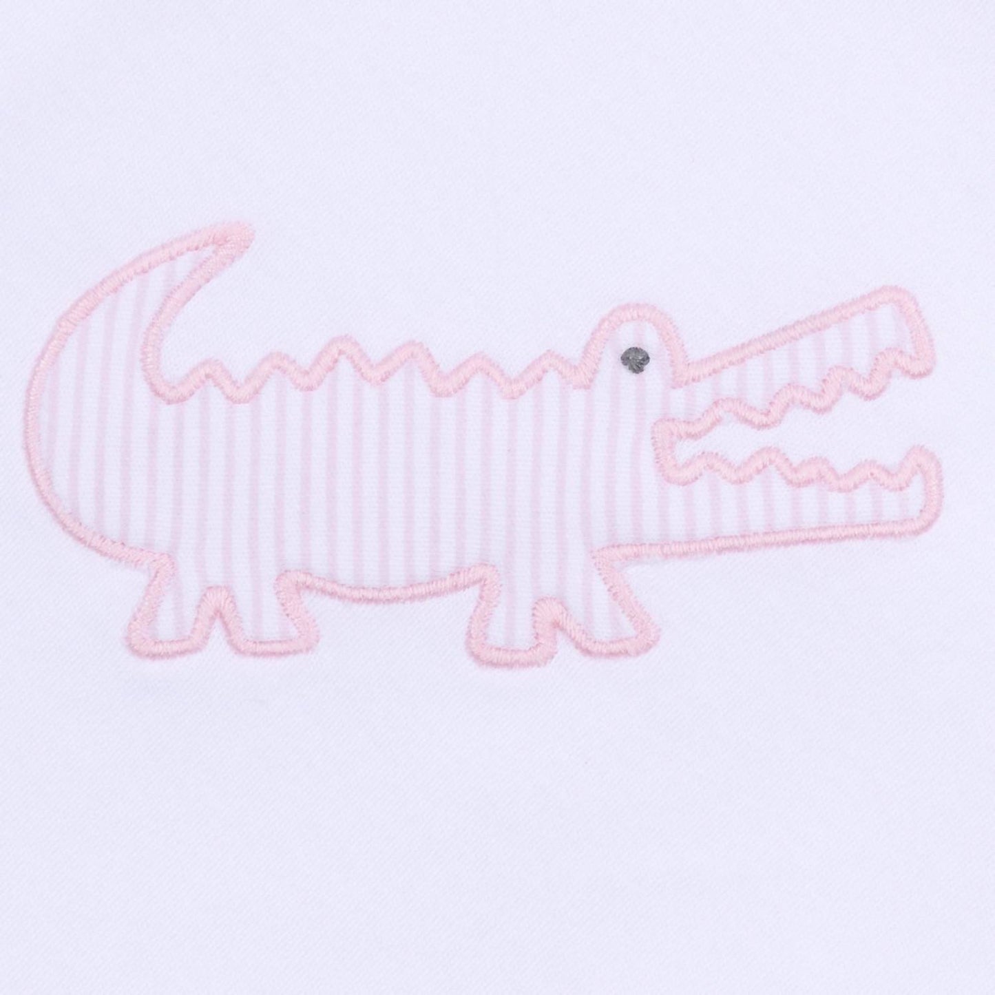 Girls Gator Applique Short Pajamas