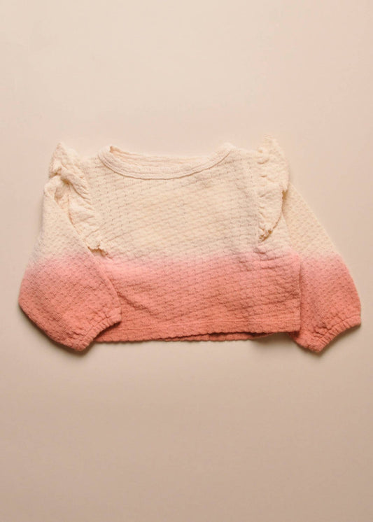 Girl's Dipdye Baby Sweater