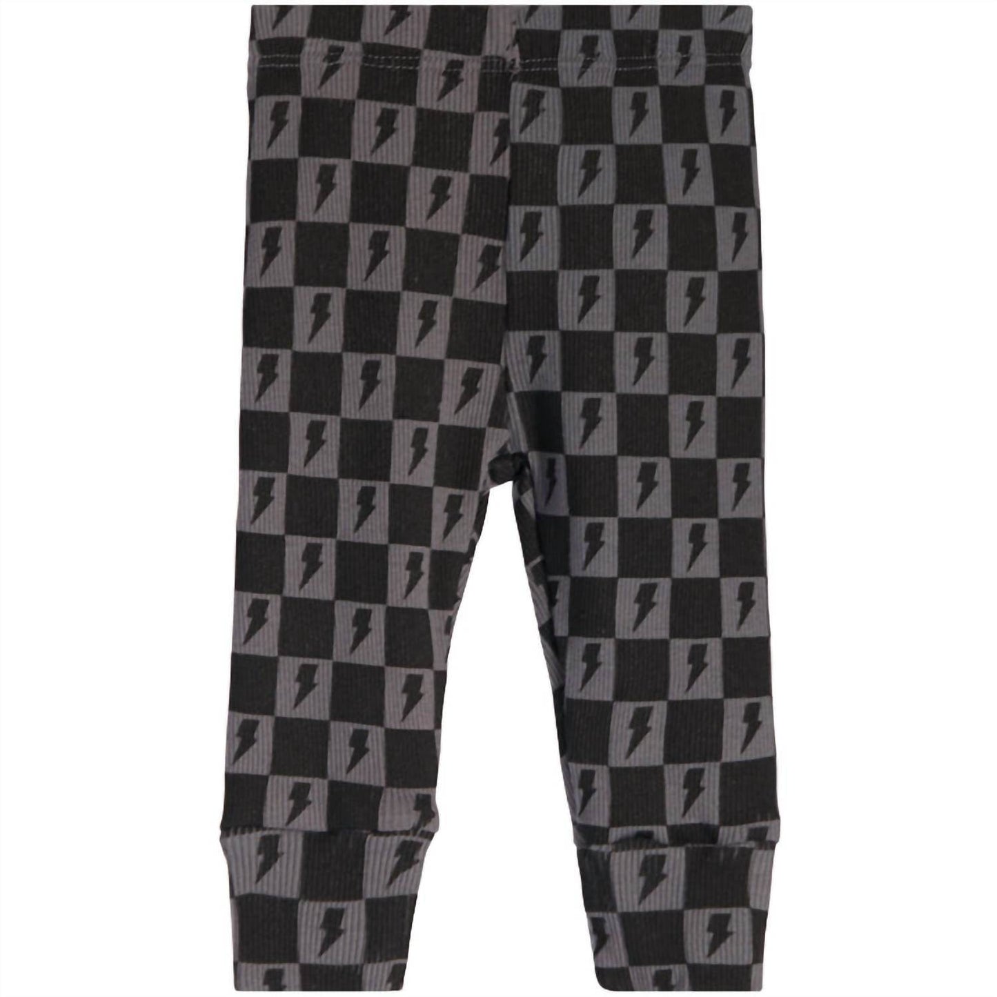 Little Mish - Boy's Bolt Long Sleeve & Check Pant Set - Rack Hunt -