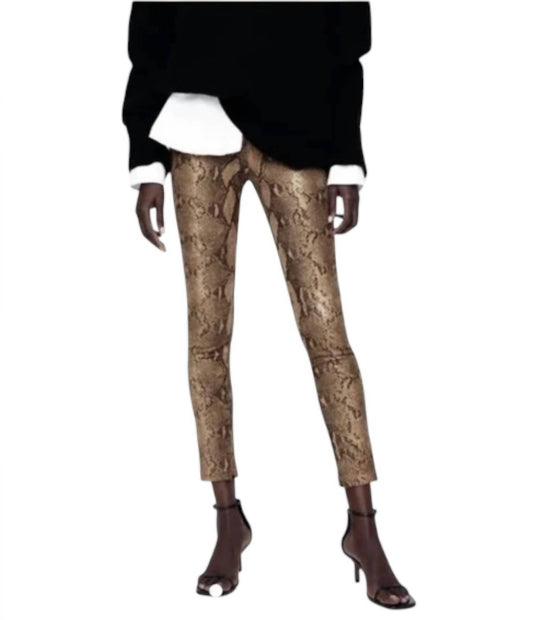 Snake Print Leggings