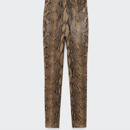 Snake Print Leggings