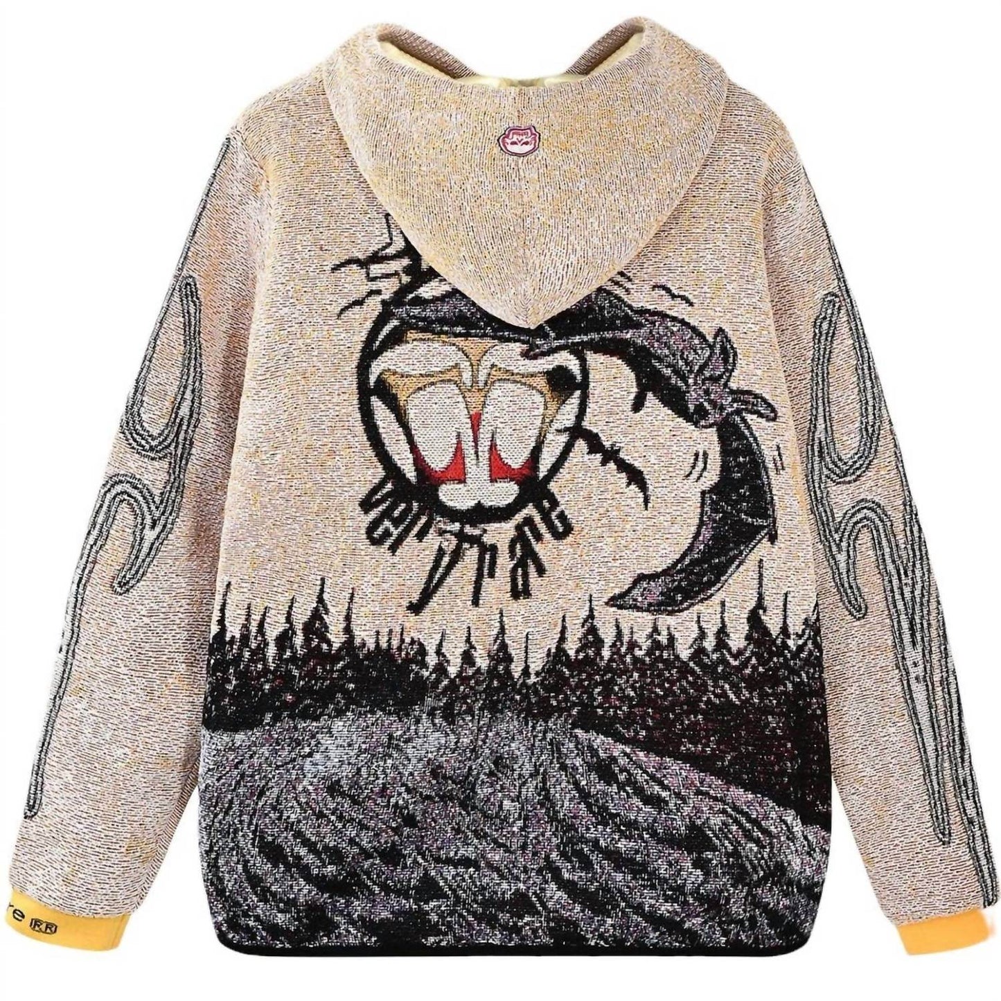 Very Rare - Men's Grave & Moon Hoodie - Rack Hunt